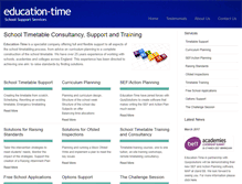 Tablet Screenshot of education-time.co.uk